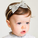 Tiara Terciopelo Gris