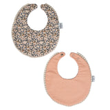 Babero Reversible Berries y Rosa Melon