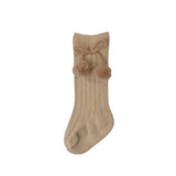 Calceta Pompom Beige