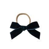 Tiara Terciopelo Azul Marino