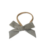 Tiara Terciopelo Gris