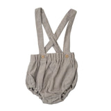 Bloomer con Tirances Gris Claro Pana