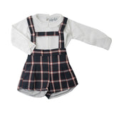 Short con Tirantes Scotland Azul
