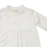 Blusita Plizado Doble Ivory
