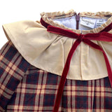 Ranita de Cuadros con Cuello Volado