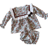 Jesusin Estampado Floral con Pompon