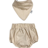 Set de Bandana con Bloomer en Beige