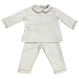Pijama Beige con Cuello M