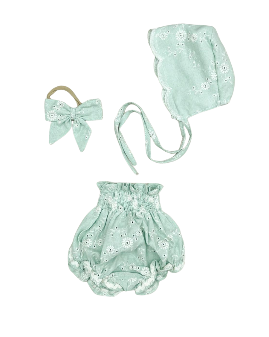 Set Mint Embroidery