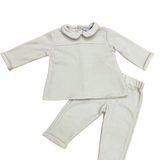 Pijama Beige con Cuello M