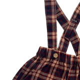 Short con Tirantes de Cuadros