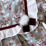 Jesusin Estampado Floral con Pompon