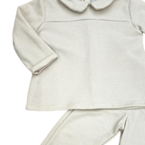 Pijama Beige con Cuello M