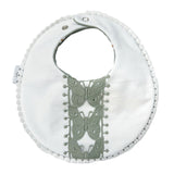 Babero Estampado de Margaritas Reversible