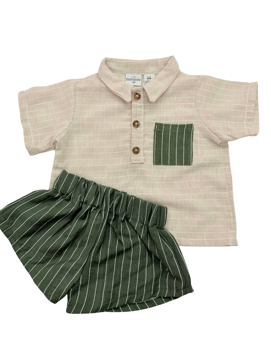 Set Mint Embroidery