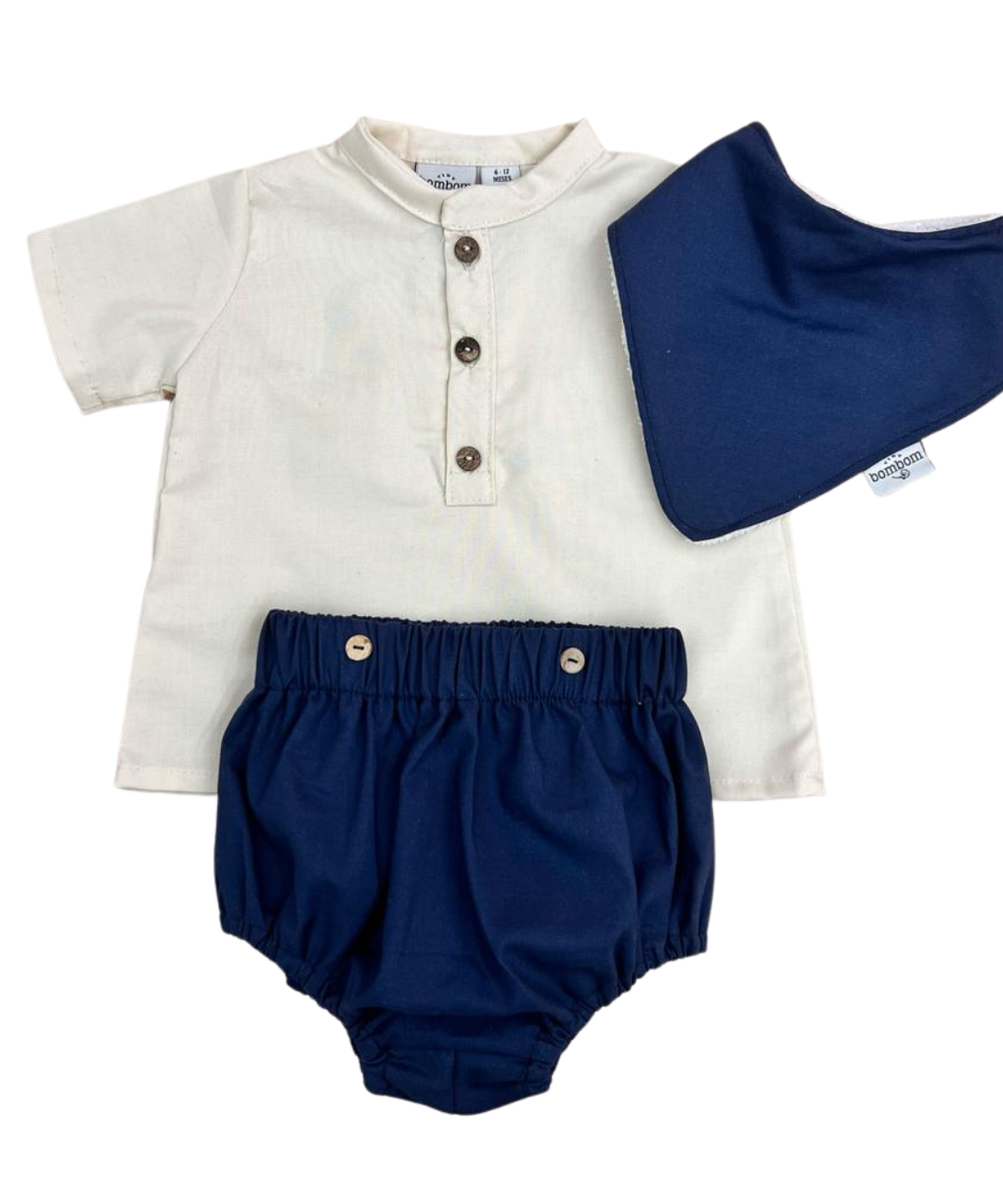 Set Bandana con Bloomer Azul Marino