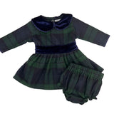 Jesusin de Cuadros Verdes con Azul Marino.