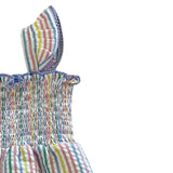 Jumpsuit Rayas Multicolor para Niña con Tirantes