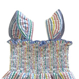 Jumpsuit Rayas Multicolor para Niña con Tirantes