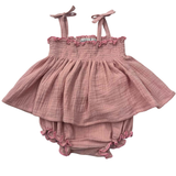 Ranita de Muselina en Rosa Palo