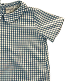 Romper de Short en Cuadros Azules