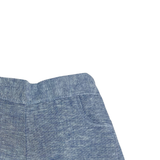 Short en Lino Azul