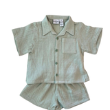 Set Verde en Muselina