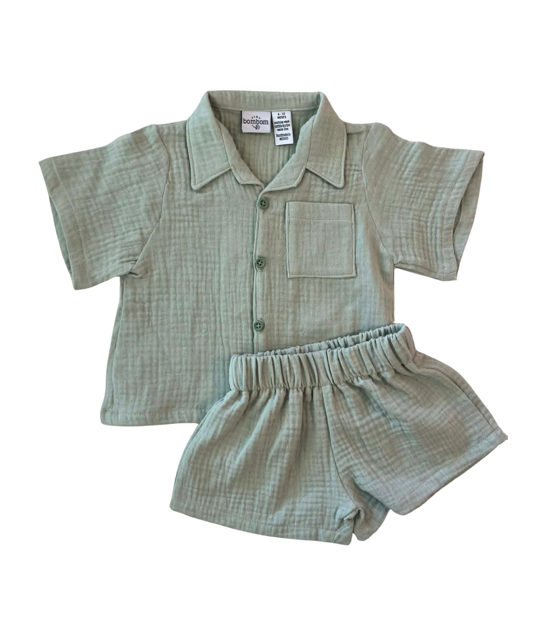 Set Verde en Muselina