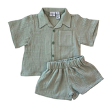 Set Verde en Muselina