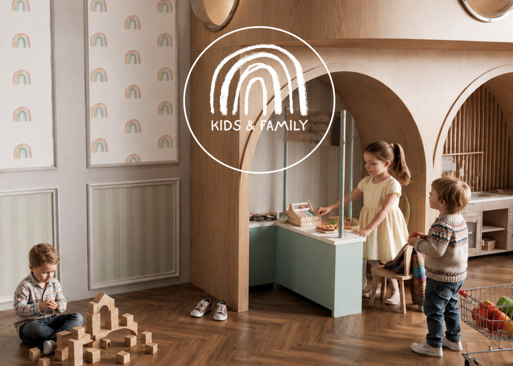 Tienda Kids & Family en la Ciudad de México, con niños jugando en el área infantil