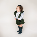 Falda con Tirantes Pana Verde