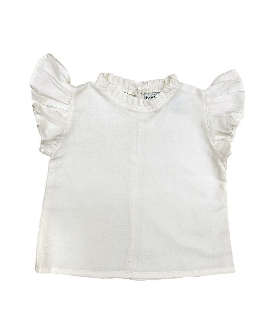 Blusita Pleated Ivory