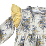 Ranita de Flores Azules con Amarillo