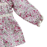 Jesusin de Flores con Detalle Plisado Encaje