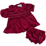 Jesusin de Terciopelo con Detalle Plisado