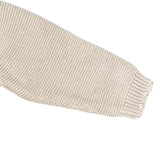 Sueter Tejido Beige con Botones