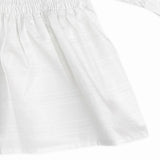 Blusa Blanca Nido de Abeja