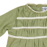 Pijama Verde con Encaje