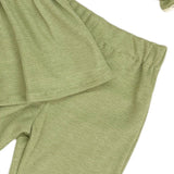 Pijama Verde con Encaje