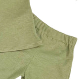 Pijama Verde con Cuello.