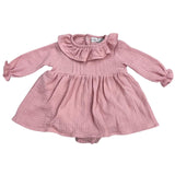 Ranita Con Falda Rosa en Muselina