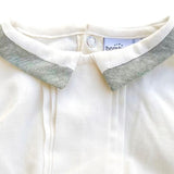 Conjunto de Lino Beige con Verde