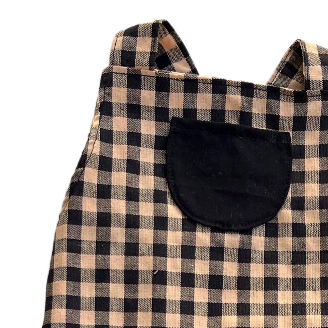 Plaid Overalls