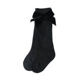 Calceta Moño Terciopelo Negro