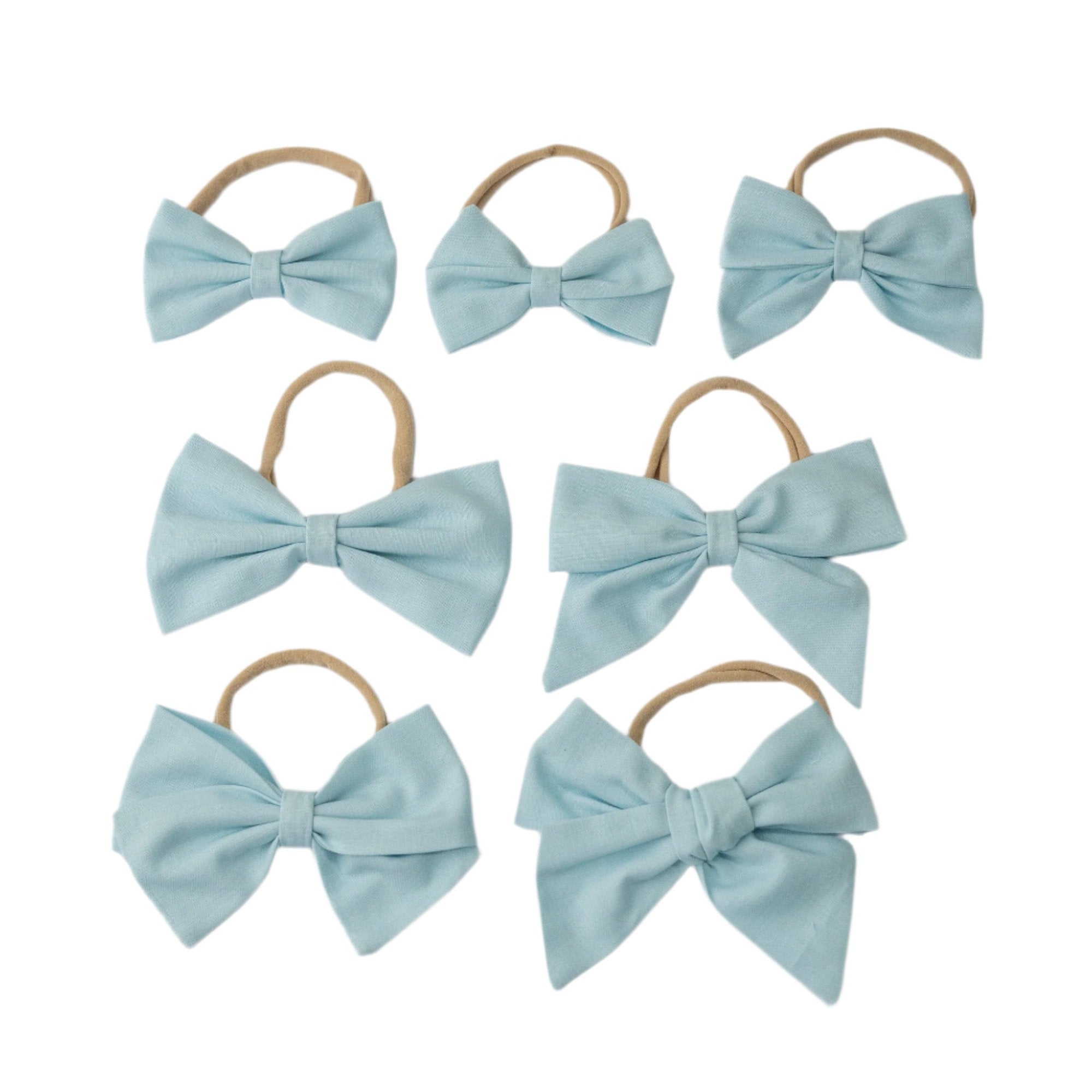 Light Blue Knot Bow Tiara