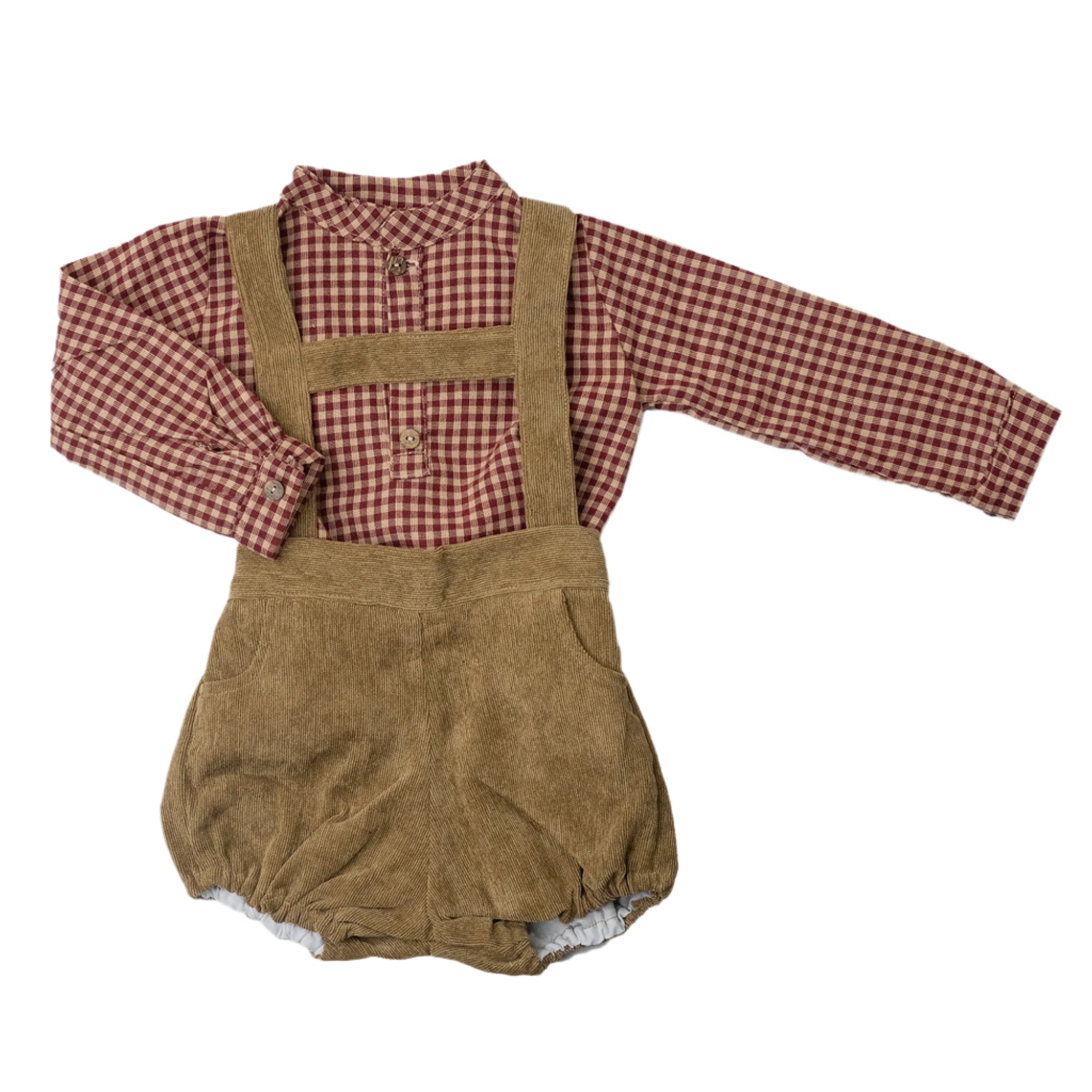 Khaki Corduroy Shorts