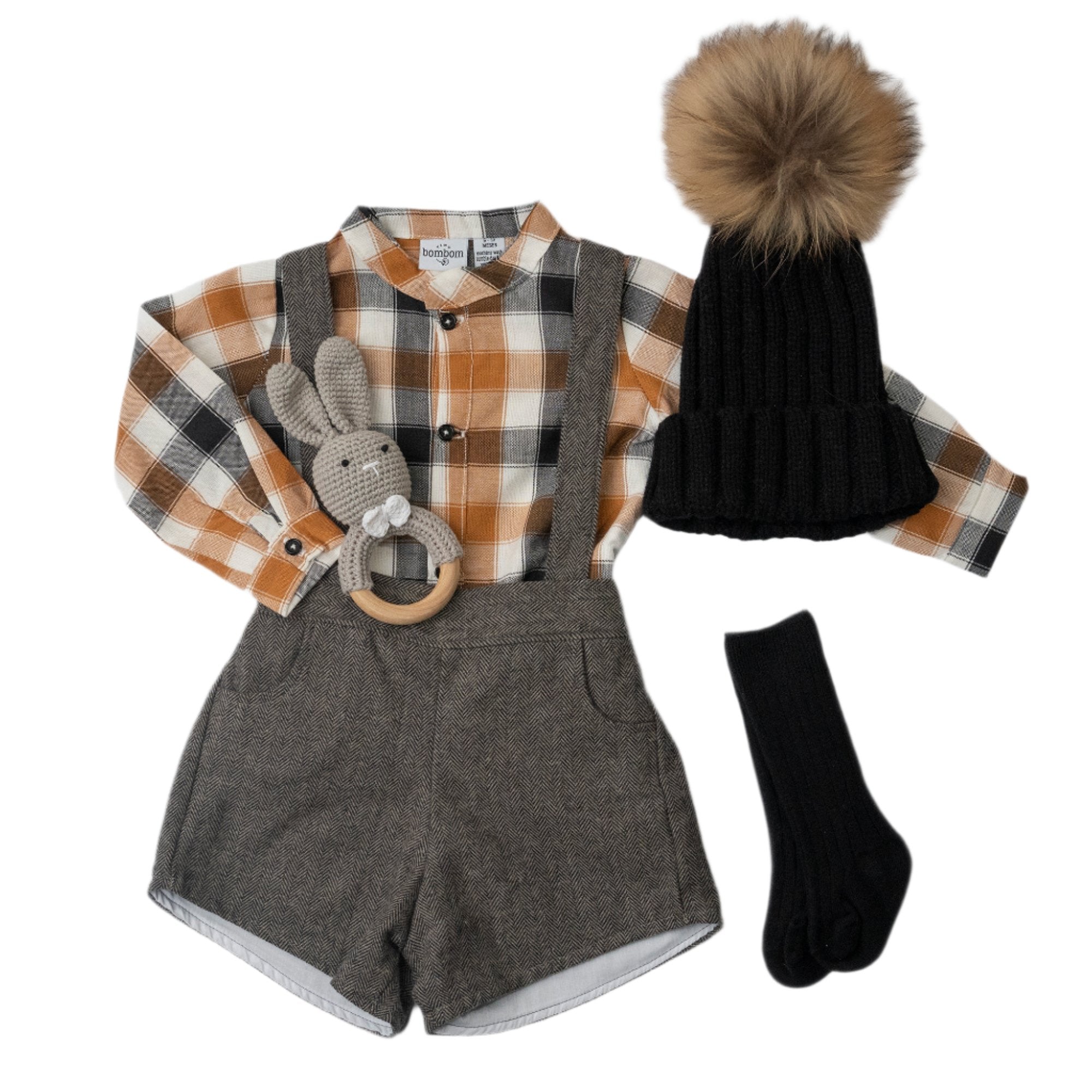 Shorts Grey Tweed