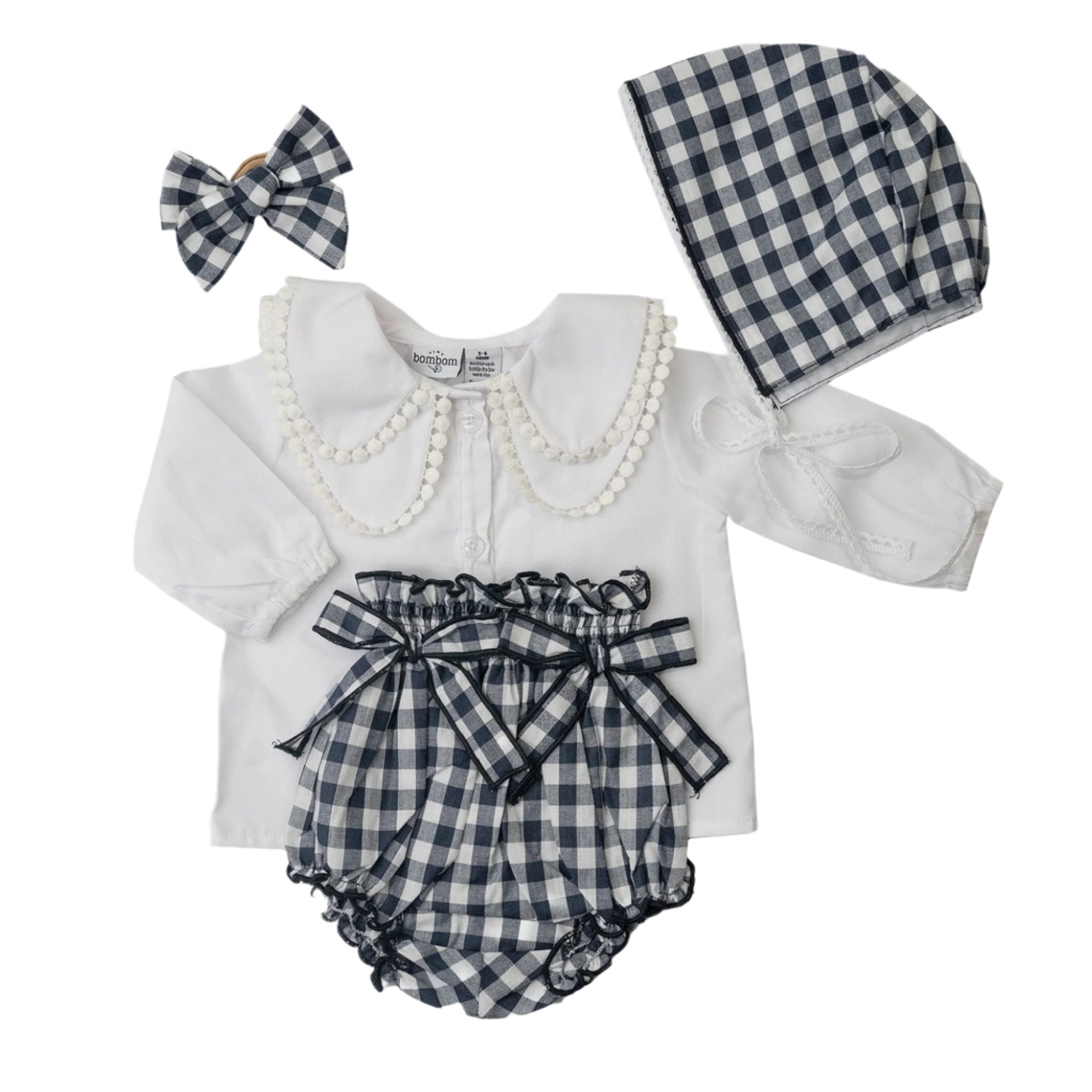 Set Navy Bow