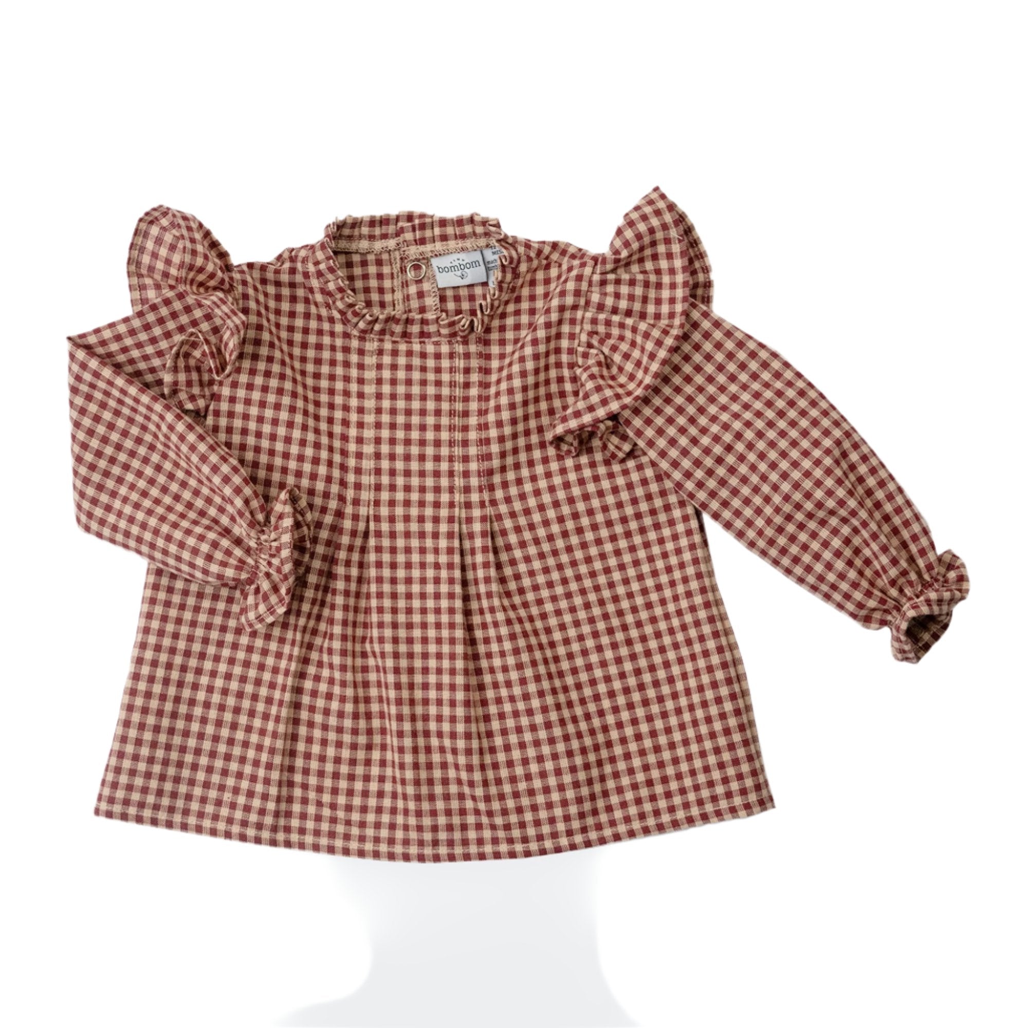 Wine Picnic Blouse